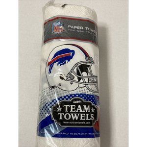 Buffalo Bills NFL FOOTBALL TEAM TOWELS  Paper Towels Sealed New 80 Sheets